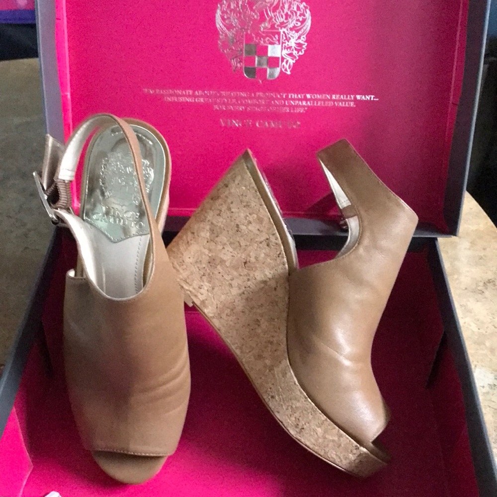 Vince Camino Wedge Shoes